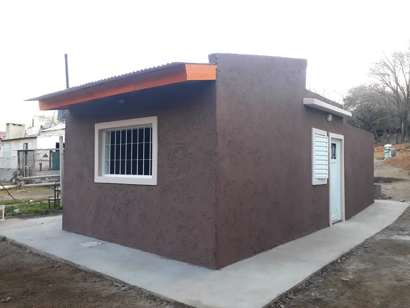 Frente de la casa