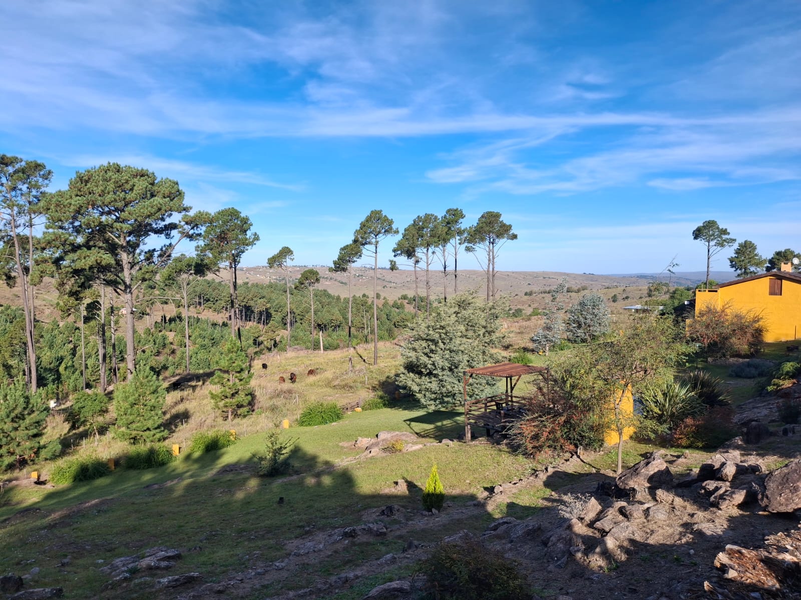 Vista del valle y el parque